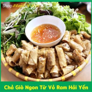 món chả giò ngon với vỏ ram Hải Yến