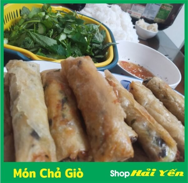 món chả giò làm từ lá Ram Hà Tĩnh