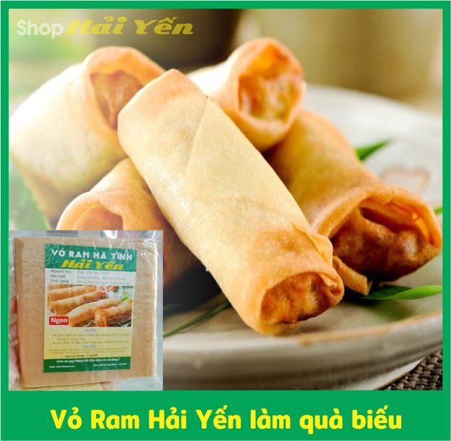 vỏ ram hà tĩnh hải yến làm quà biếu