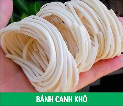 mì vắt - bánh canh khô huế