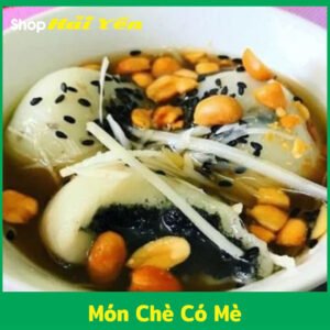 món chè gia vị bằng hạt mè