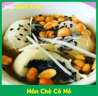 món chè gia vị bằng hạt mè