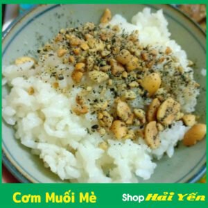 món cơm muối mè