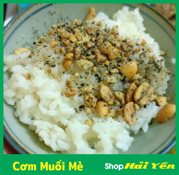 món cơm muối mè