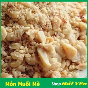 món muối đậu phộng với mè vàng