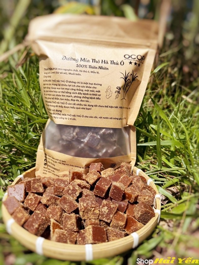 Shop bán đường mía thô kết hợp hà thủ ô tại TPHCM Hà Nội