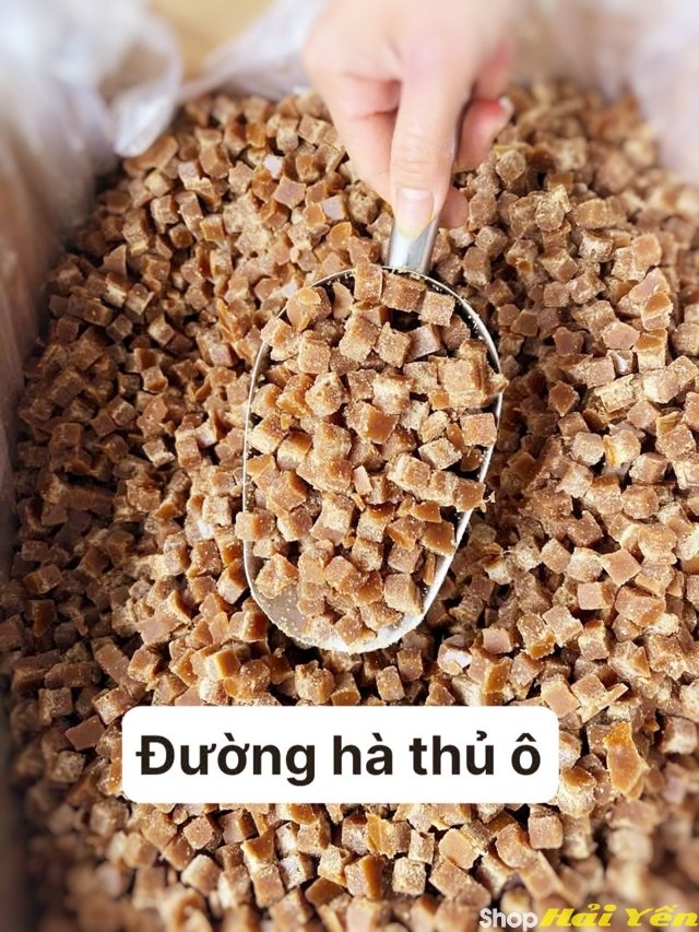 bán đường mía thô kết hợp hà thủ ô