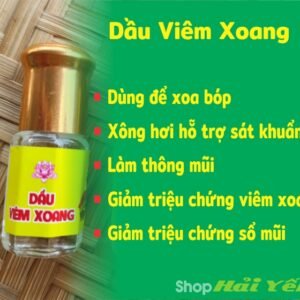 Công dụng, tác dụng của dầu viêm xoang là gì?