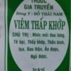 Thuốc đông y gia truyền Viêm Thấp Khớp Đỗ Thái Nam