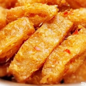 Sườn chay chiên với sả